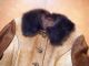 Wasserbüffel Pelzmantel Mit Leder Und Pelzbesatzt Göße Siehe Beschreibung ? Kleidung Bild 1