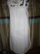 Oma´s Weißwäsche Sehr Altes Nachthemd 1900 - 1920 Antik Shabby Chic Oberteil Kleidung Bild 3