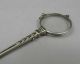 Um 1910: Art Deco Lorgnette / Lesebrille / Stielbrille,  Versilbert & Email Optiker Bild 2