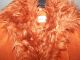 Orign Biba Lederjacke Jacke Mantel Orange Leder Fellimitat Kurzmantel Kleidung Bild 6