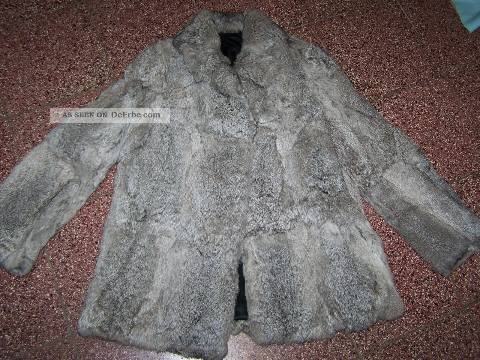 True Vintage Pelzmantel Pelzjacke Graue Kaninchenjacke Sehr Edel Kleidung Bild