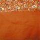 Weinlese 100 Reine Seide Indien Saree Stoff Craft Deco Floral Printed Sari Oran Kleidung Bild 4
