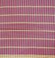 Weinlese Saree Baumwollmischung Striped Printed Indien Sari Stoff Maroon Kunstha Accessoires Bild 2