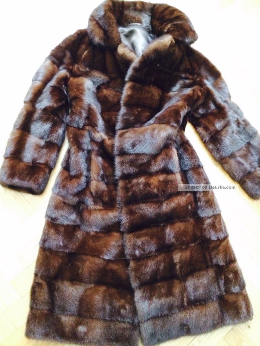 Nerz Pelzmantel Echt Fell Mink Fur Coat Luxus Must Have Weihnachtsgeschenk Kleidung Bild