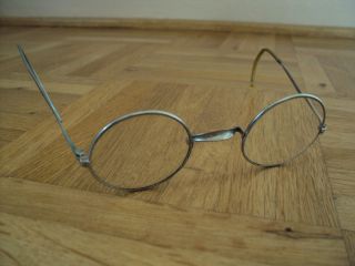Antike Brille Rundbrille Von Ca.  1920 Bild