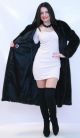 (538) Nerz Mantel Dark Saga Mink Mink Coat SchÖne Optik Nerzmantel Kleidung Bild 4