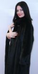 (538) Nerz Mantel Dark Saga Mink Mink Coat SchÖne Optik Nerzmantel Kleidung Bild 8