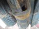 Nerz Pelz Mantel Gerupft Gefärbt Streifenverarbeitung Blaugrün Ca 38 Bis 40 Kleidung Bild 10