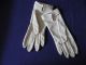 Vintage Edle Handschuhe Damenhandschuhe Beige Nylon Gr.  6,  5 - 7 Accessoires Bild 1