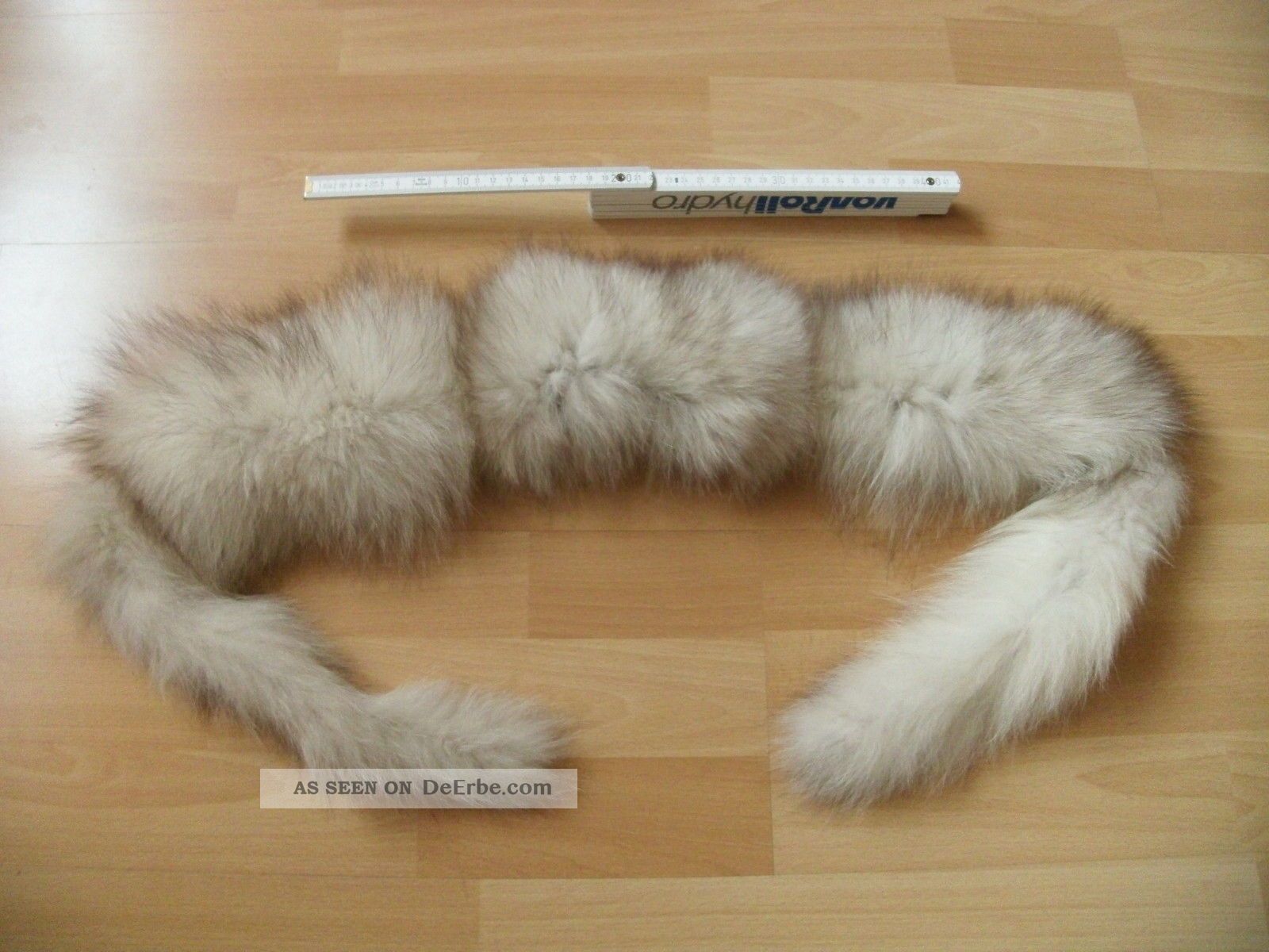 Polarfuchs L 1,  25 M B 15 Cm Pelzkragen Wneu Silberfuchs Fellkragen Pelz Fell Kleidung Bild