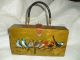 Vintage Tasche Enid Collins Of Texas Box Bag Birds 60er Jahre Handtasch Accessoires Bild 2