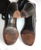 Historische Schuhe Gr.  35,  36,  Jugendstil,  Schwarzes Leder,  Stiefeletten Kleidung & Accessoires Bild 7