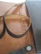 Damentasche Clutch Vintage Leder Braun Accessoires Bild 9