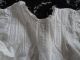 Kinderkleid Puppenbluse Antik,  England Batis Tolle Stickerei Am Halsausschnitt Kleidung Bild 1