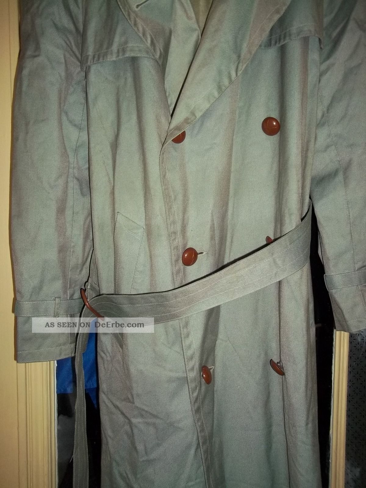 Damen Herren Regenmantel Trenchcoat Klassiker 50er Jahre Damen Herren Regenmantel Trenchcoat Klassiker 50er Jahre