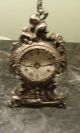 Kaminuhr,  Zinn Uhr,  Tischuhr,  Sammlerstück,  Alt Antik Edel Barockstill Zinn Gefertigt nach 1945 Bild 1