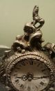 Kaminuhr,  Zinn Uhr,  Tischuhr,  Sammlerstück,  Alt Antik Edel Barockstill Zinn Gefertigt nach 1945 Bild 2