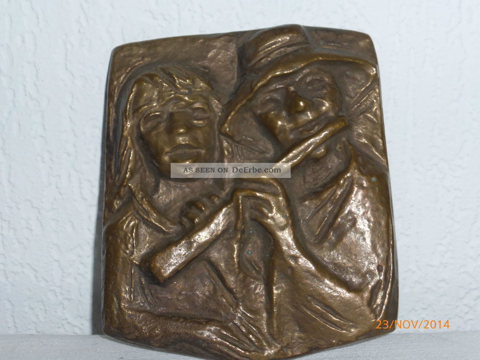 Bronze Relief,  Bronzebild 