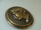 Biedermeier Bronze Medaillon Dame Oval Ornament 19.  Jhd Bronze Bild 1