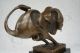 Stier Modern Bronzefigur Bronze Skulptur Statue Signiert Milo Kubistisch Bronze Bild 3