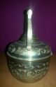 Tunesische Teekanne - Messing - Handgefertigt - Ca.  500g Schwer Gefertigt nach 1945 Bild 4