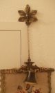 Gobelin Glockenband Messing Glocke Türklopfer Box Dachbodenfund Konvolut 7teile Gefertigt nach 1945 Bild 3