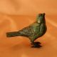 GrÜn Bronze Skulptur Figur Spatz Vogel Vögel Bird - 0,  45kg 14x5x10cm Bronze Bild 2