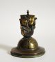 Antik Bronze Paperweight Santa Maria Segelschiff Auf Globus Rärität Bronze Bild 2