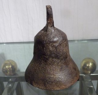 Sehr Alte Glocke Rare Antique Bell/campana Medieval?ca.  13 X 11cm Bild