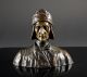 Vorzügliche Bronze Büste Dante Um 1890 Philosophie Signiert Figur Skulptur Bronze Bild 1