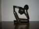 Bronze Skulptur Figur No Body Denker 3 Kg Schwer Modern Hingucker Sehr Rar Bronze Bild 1