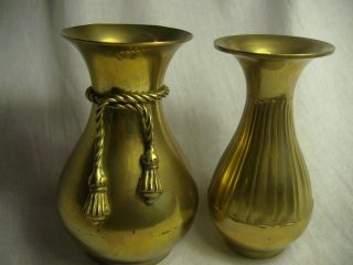 2 X Schöne Messing Vasen. Bild