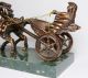 Pferdekutsche Aus ? Statur Figur Deko Pferd Kutsche Marmor Geschenkidee Gefertigt nach 1945 Bild 3