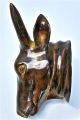 Ochsenkopf,  Bronze - Wandfigur,  Origineller Gardrobenhalter,  Schwere Ausführung. Bronze Bild 4