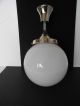 Art Deco Bauhaus - Stil Kugellampe - Aufhängung Chrom Deckenlampe Lampe Looft Bronze Bild 6