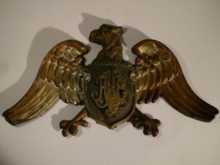 Adler Gusseisen Wappen Adelsbesitz Um 1900 Bild