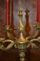 Antiker Stehleuchter Bronzenleuchter Kerzenleuchter Gefertigt nach 1945 Bild 5