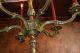 Antiker Stehleuchter Bronzenleuchter Kerzenleuchter Gefertigt nach 1945 Bild 8
