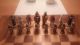 Schachspiel,  Massiv Zinn,  Handgegossen Und Handbemalt Gefertigt nach 1945 Bild 1