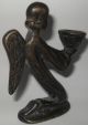 Alter Bronze Kerzenhalter Engel Kerzenständer Antik Bronze Bild 1