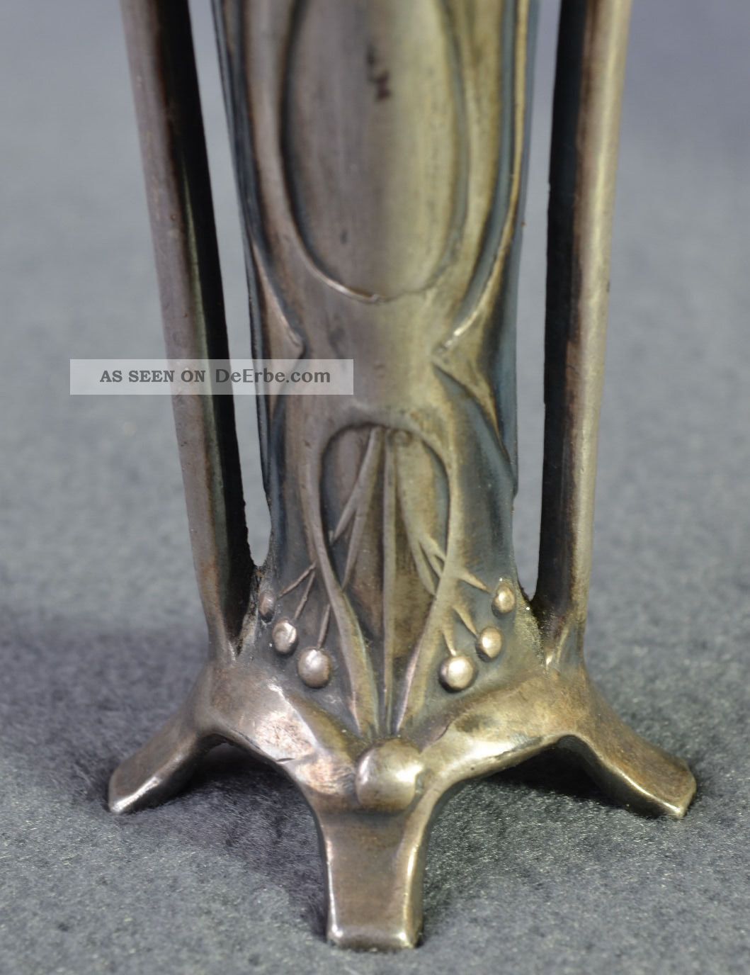 StealStreet Jugendstil Vase, 29,2 Cm Hoch, Rosen-Motiv, Zinnoptik - Dekorative Vasen Für Blumen & Deko