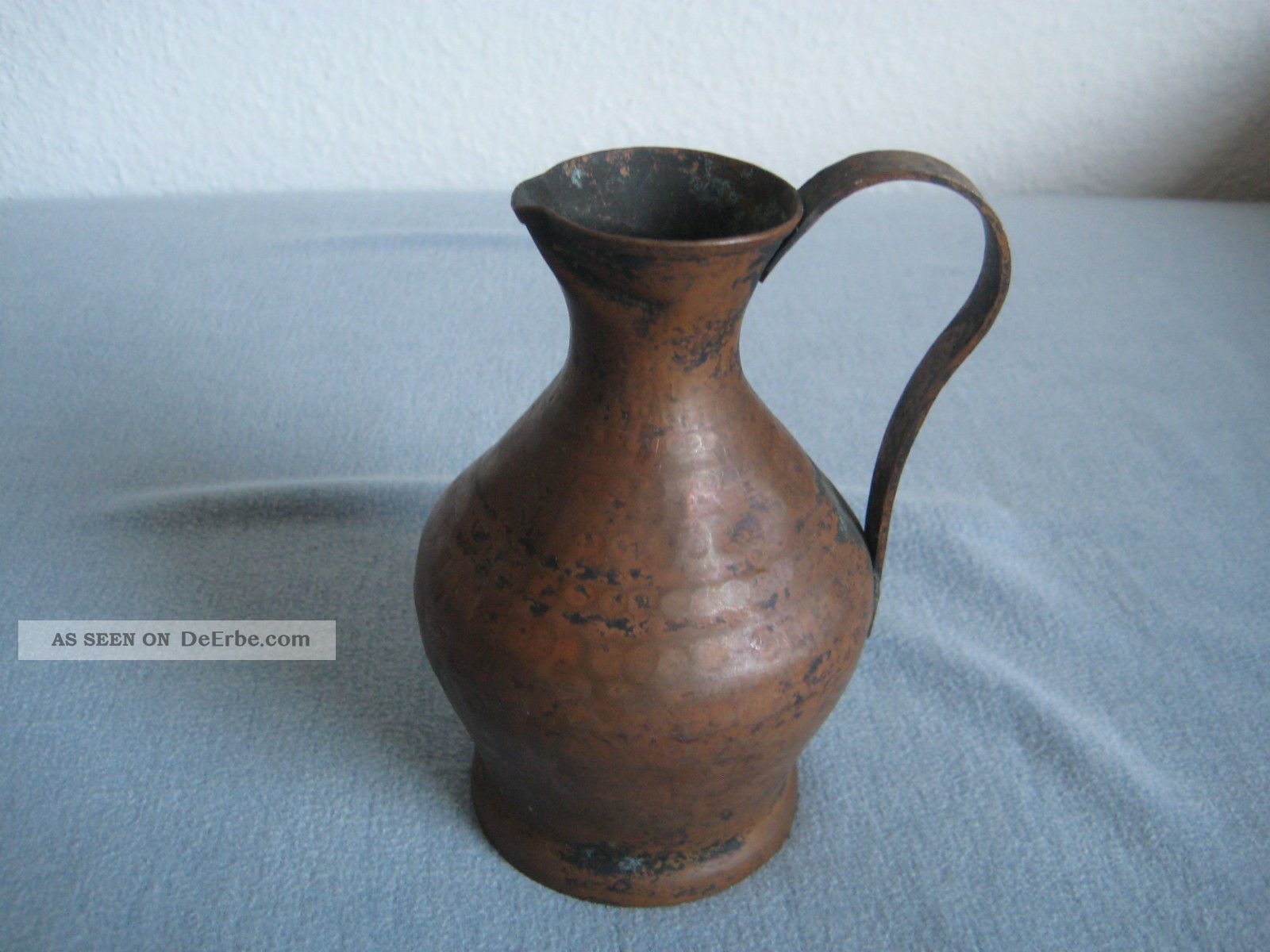 Kanne Kupfer Kupferkanne Ca.  15,  0 Cm Alt Antik Metallgefäß Gefäß Vase Kupfer Bild