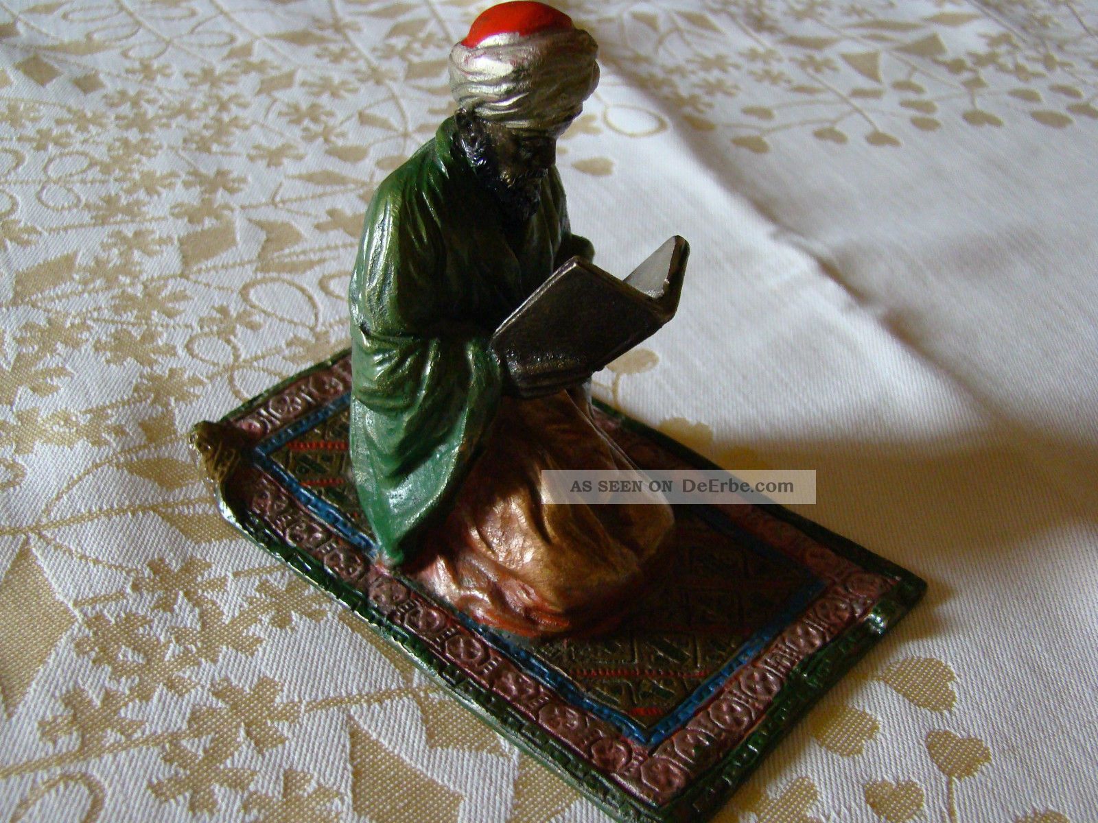 Fliegender Teppich,  Lesebuch Araber Aus Wiener Bronze Bronze Bild