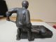 Alte,  Grosse Figur: Metallgiesser Bei Der Arbeit,  Gestempelt,  Rarität,  1245 G Bronze Bild 2