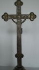 Altes - Antikes - Altarkreuz Aus Zinn Zinn Bild 1