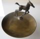 Baller / Bosse / Hagenauer: Bronze - Pferd Auf Flacher Schale Mit Whw Prägung Gefertigt nach 1945 Bild 4