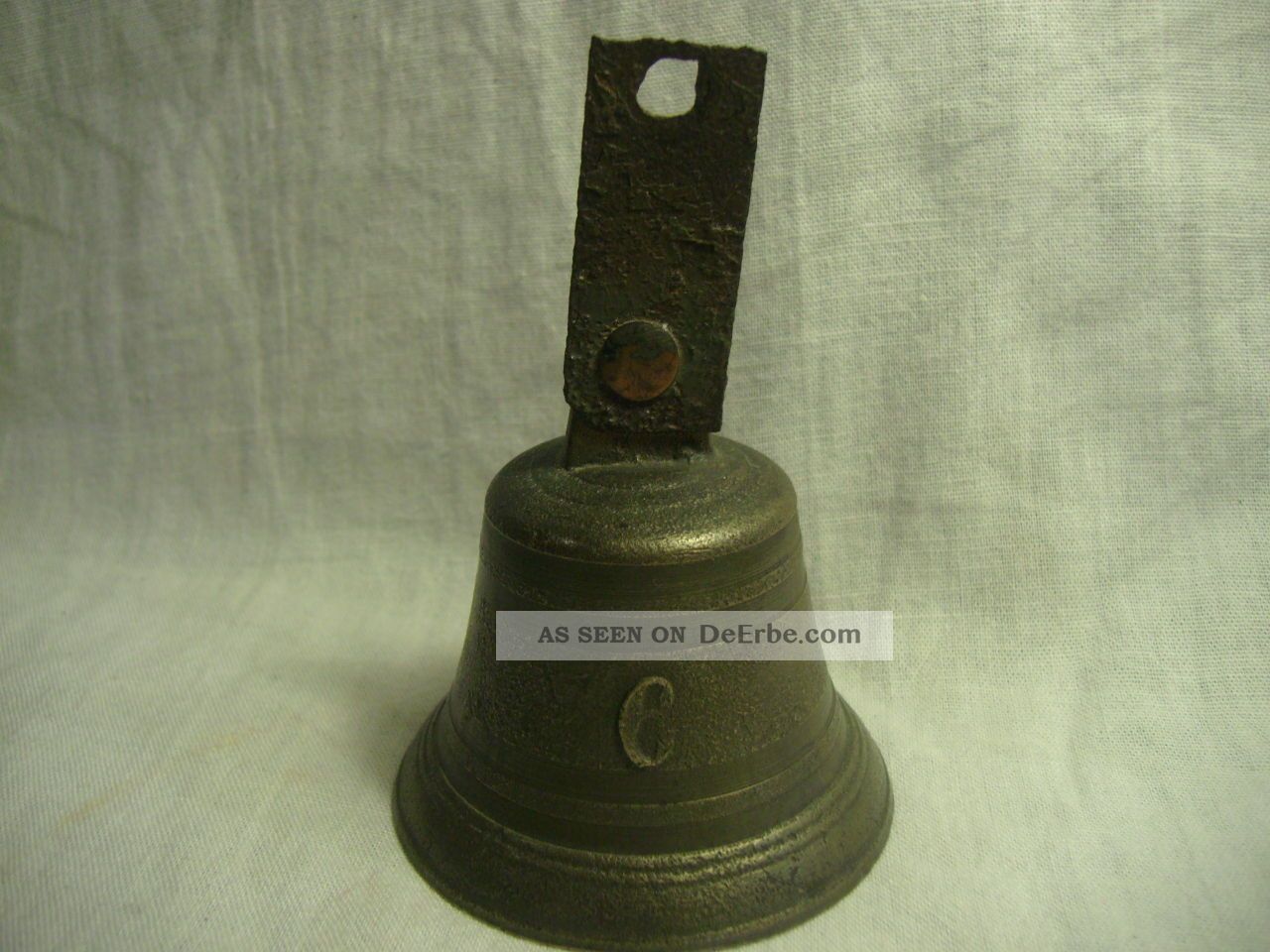 Klassischer LED-beleuchteter Klingeltaster Aus Eisen (Messing) – 5,8 Cm Für Türklingeln, 9–24 V DC