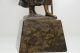 Statue Bronze Ernthelferin Mit Kind Bronzefigur P.  Kamalgen O.  ä.  Marmorsockel Bronze Bild 3
