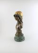 Art Nouveau,  Jugendstil Bronze - Bueste,  E.  Villanis Bronze Bild 5