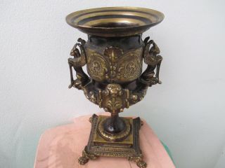 Jardiniere Antik Amphore Jugendstil,  Barock,  Bronze,  Messing.  Um1900 2x Phoenix Bild